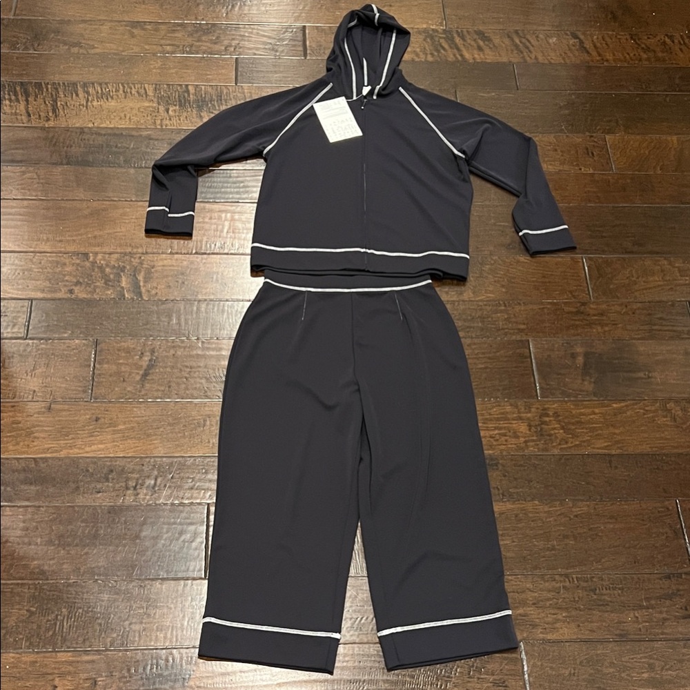 Modern Soul Y2K Black and White Lounge Set